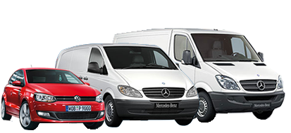 Moderne Mietwagenflotte